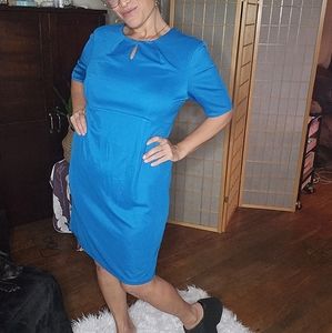 Blue dress